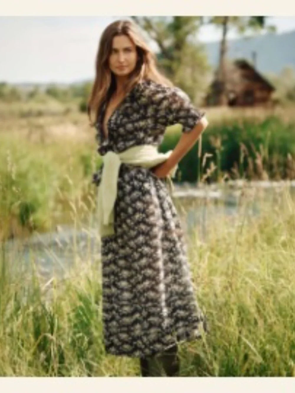 Dôen MARCIE SKIRT IN NOIR ROSIER FLORAL. Small. - Picture 2 of 5